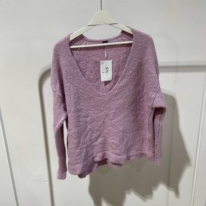 Free People Deep V sweater